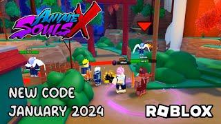 Roblox Anime Souls Simulator X -New Code January 2024