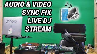 How To Fix The Sync Delay For Your Live DJ Stream In OBS Studio || Serato DJ || MixEmergency