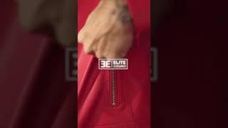 Jaqueta de Couro Masculina Vermelha Miguel - Elite Couro Store / Roupas de Couro Legítimo