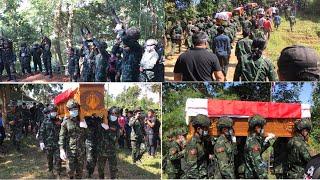 ဗိုလ်မှူးကြီး General Meh Reh & Two Soldiers Funeral 