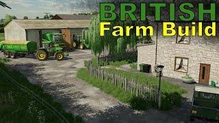 BRITISH Farm Build on a BRITISH MAP | Farming Simulator 22 | Timelapse
