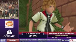 Kingdom Hearts II Final Mix by Bl00dyBizkitz in 3:02:00 - SGDQ2017 - Part 120