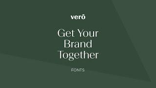 Get Your Brand Together: How To Choose Your Brand Fonts Intentionally (A Guide For Non-Designers)