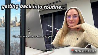 NYC corporate work vlog: first work week of 2025 & my new office routine working in marketing