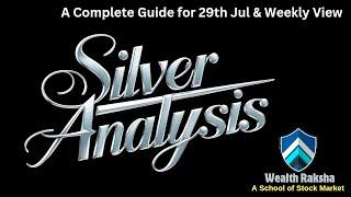 Silver Prediction for 29th Jul '24 Monday || Silver Analysis || MCX Silver News #wealthRaksha