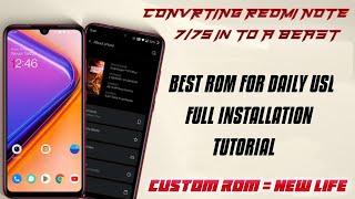 Best Custom Rom For Redmi Note 7/7s In 2024 |  | How to install Custom Rom In Redmi Note 7 | Easy 