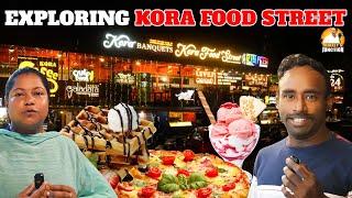 இங்க இப்படிலாம் Food இருக்கா?? | Kora Food Street, Anna Nagar | Wikkey's Junction