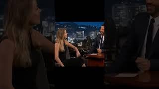 Amber Heard kisses Jimmy Kimmel #amberheard #jimmykimmel #shorts #shortvideo