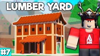 BUILDING THE LUMBER YARD! Lumber Tycoon 2 Let's Play #7