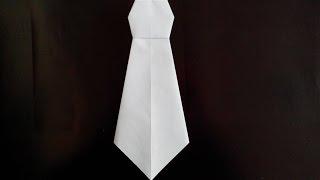 Галстук оригами, necktie origami