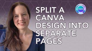 How to Split a Canva Design into Separate Pages