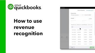 How to use revenue recognition in QuickBooks Online Advanced