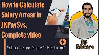 How to calculate Salary Arrear in JKPaySys