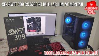 XFX SPEEDSTER SWFT 309 AMD RADEON RX 6700 XT KUTU AÇILIMI VE MONTAJI