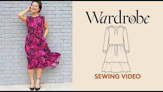 How to sew a dress| Sewing Tutorial | Wardrobe By Me