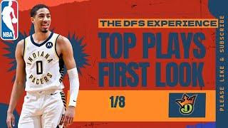 THE DFS EXPERIENCE NBA TOP PLAYS 1/8/25