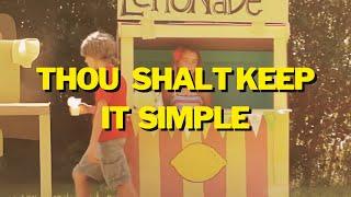 Thou Shalt Keep It Simple! - The 10 Commandments of a Content Capitalist