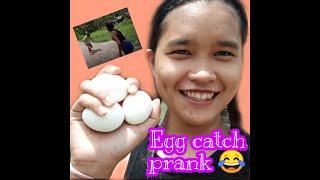 Egg catch prank with my brother  | Laptrip to