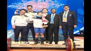 In Graphics: Mirabai Chanu wins gold medal at World Weightlifting Championship