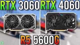 R5 5600G | RTX 3060 12GB vs RTX 4060 - Tested in 2024