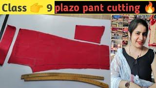 plazo pant cutting very easy method  plazo pant kaise cutting Karen 