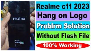 Realme c11 2021 stuck on logo hanging Problem fix Softwere issue solved over loaded