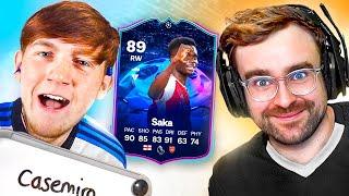 FC24 Squad Builder Showdown! CHAMPIONS LEAGUE SAKA!!!