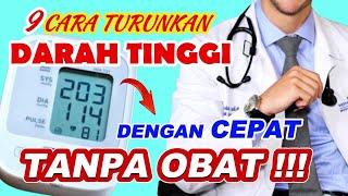 9 CARA MENURUNKAN DARAH TINGGI Dengan Cepat Tanpa Obat