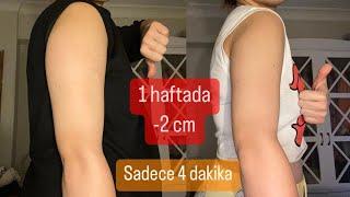 1 HAFTADA KOLLARIM İNCELDİ -2CM !! kendi videomu denedim sonuç süper mutlaka denemelisiniz ;))