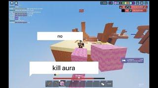 IS this KILLAURA? (Roblox Bedwars)