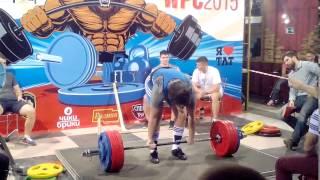 Reva Anton RAW Deadlift 1st attempt - 220 kg