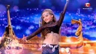 Валерия Рябченко - восточный танец  "Україна має талант-8".Діти [16.04.2016]