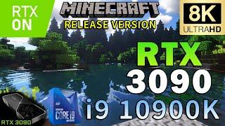 ►Minecraft RTX 8K | Ultra Graphics | Ray Tracing | RTX 3090