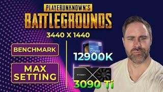 i9-12900k & RTX 3090Ti - PUBG Max Settings in Ultrawide