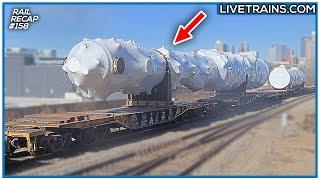 THIS THING IS HUGE! Train Moves WILD HI-WIDE Load | Rail RECAP #158