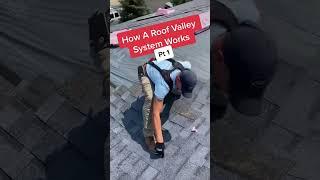 How To Install A Roof Valley (Part 1) #shorts