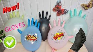 Inflating and Pop Fun Latex Gloves