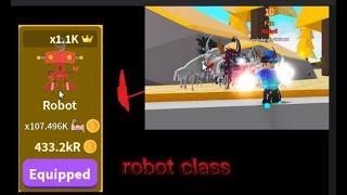 getting robot class in saber simulator! (Roblox)
