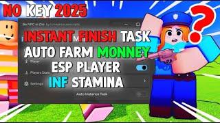 Be NPC or Die Script 2025 • Instant Finish Task • Auto Farm Money And More  (No Key)