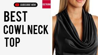 HOW TO CUT AND SEW COWL NECK TOP (FULL COURSE)