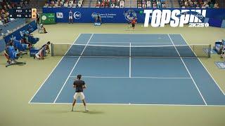 Top Spin 2K25 - Roger Federer Vs Taylor Fritz I Cincinnati Open I Legend Difficulty (PS5)