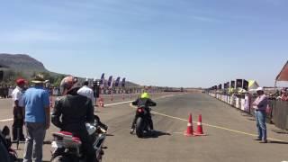 Triumph Street triple 675 vs Yamaha R6 Drag race at Valley run 2017 Ambey valley