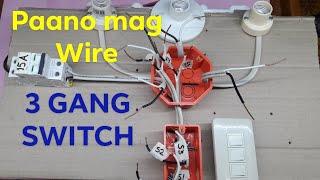 3 Gang Switch Wiring tutorial-electrical wiring installation-house wiring-nc2 | Local Electrician