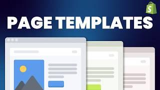 How To Use Page Templates In Shopify