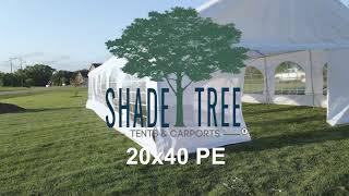 20x40 PE  Shade Tree Tent