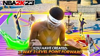The BEST POINT FORWARD BUILD you should make now… (NBA 2K23)