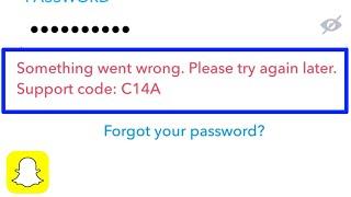 Snapchat Login Something Went Wrong Please Try Again Later Problem Solve