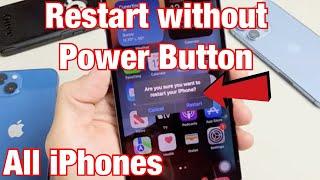 All iPhones: How to Restart without Power Button (Broken Power Button?)