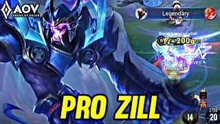 AOV : ZILL GAMEPLAY | PRO ZILL - ARENA OF VALOR LIÊNQUÂNMOBILE ROV