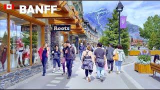 BANFF Canada Walking Tour Summer 2024 | 4K 